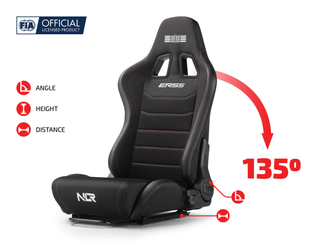 Next Level Racing - Siège inclinable ERS5 Elite - Édition tissu et maille