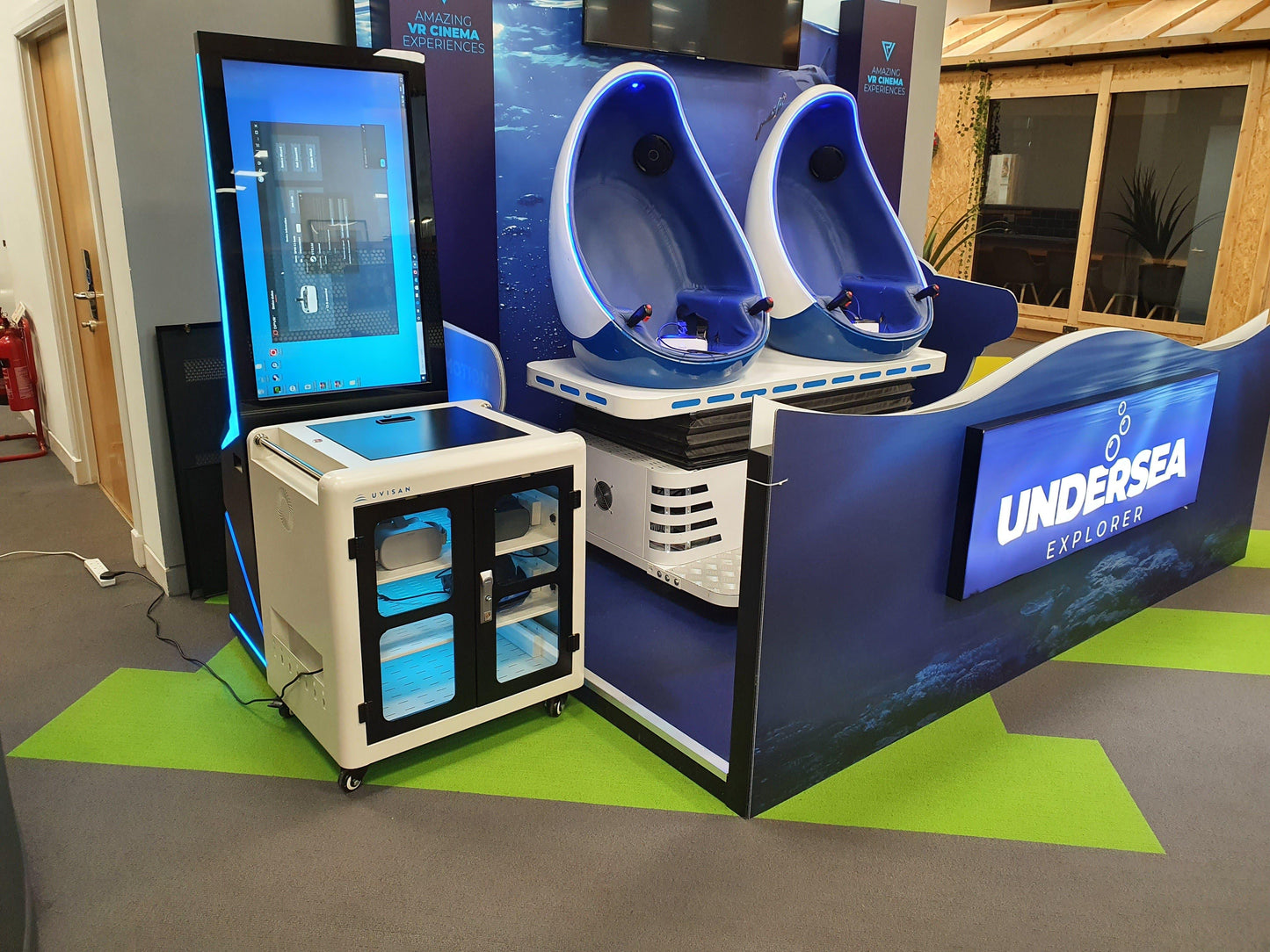 ARMARIO DESINFECCIÓN UVISAN GAMING REALIDAD VIRUAL XRSHOP