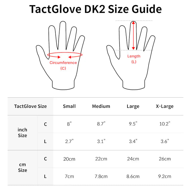 bHaptics TactGlove DK2 (Wireless Haptic Gloves)