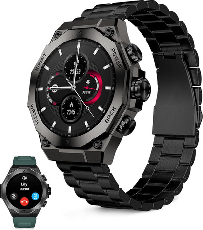 Ksix - Smartwatch Titanium AMOLED 1.43