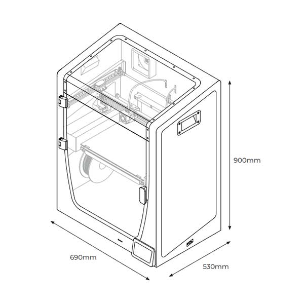 BCN3D - Imprimante 3D professionnelle - Epsilon W50 IDEX FDM