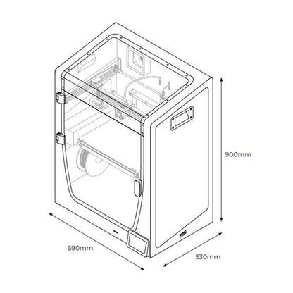 BCN3D - Imprimante 3D professionnelle - Epsilon W50 IDEX FDM