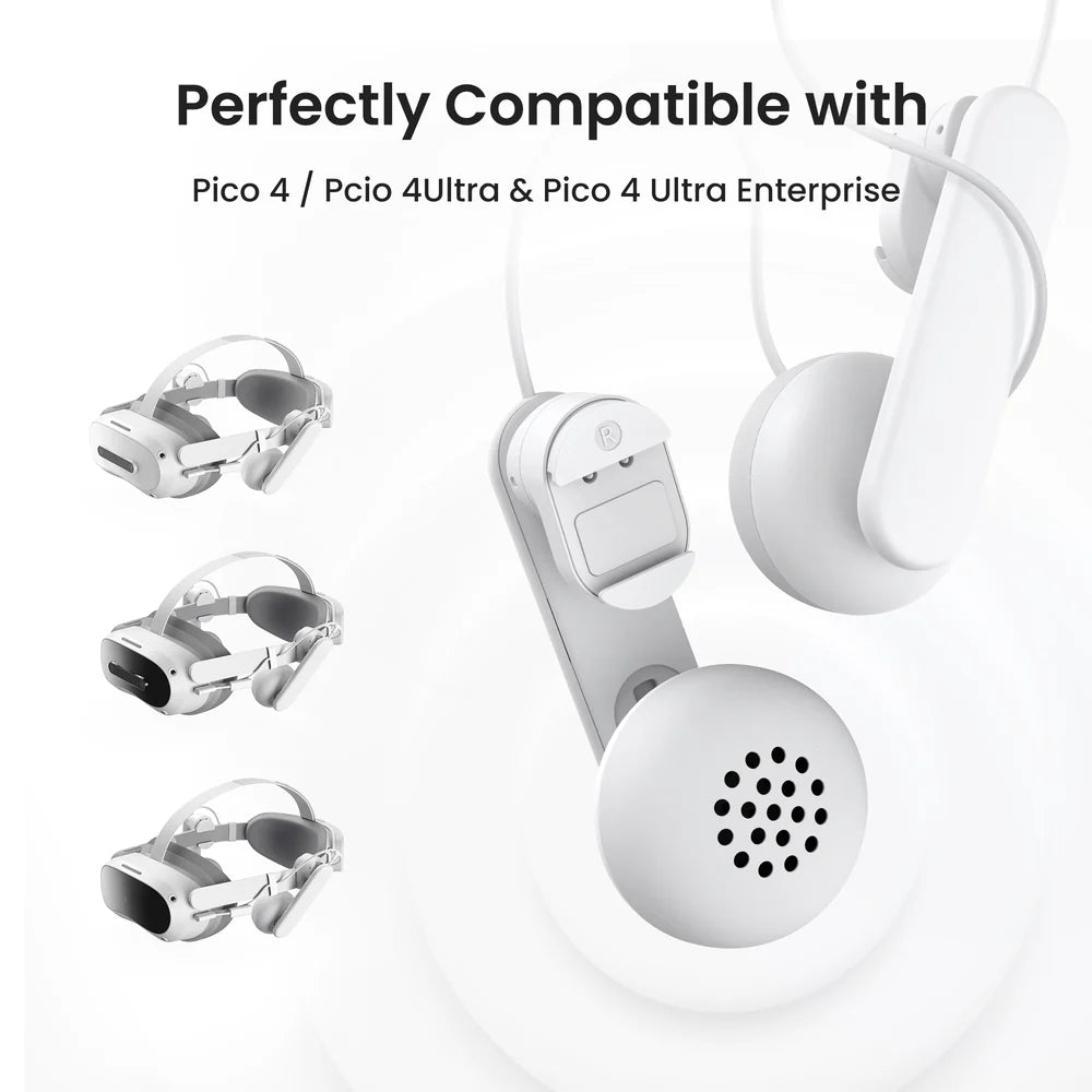 KIWI design - Auriculares con clip A3 para PICO 4/4 Ultra/4 Ultra Enterprise