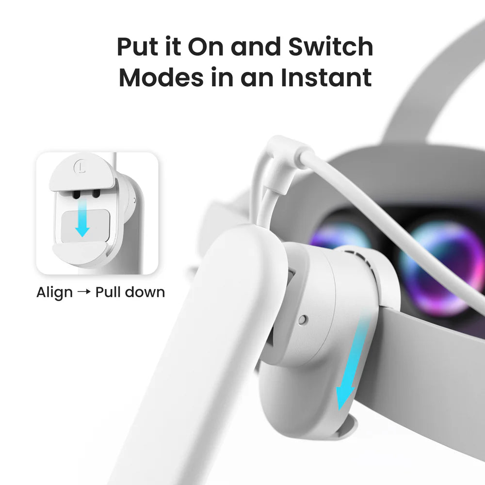 KIWI design - Auriculares con clip A3 para PICO 4/4 Ultra/4 Ultra Enterprise