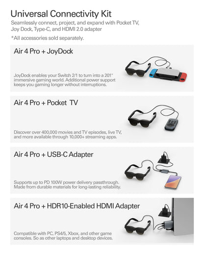 RayNeo Air 4 Pro AR Smart Glasses