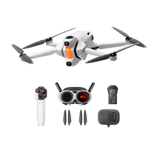 Antigravity A1 - Standar Bundle - Drone 8K 360° Inmersivo con Gafas Vision y Control por Movimiento