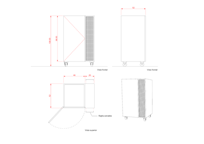 Mueble de almacenamiento 10 Gafas VR