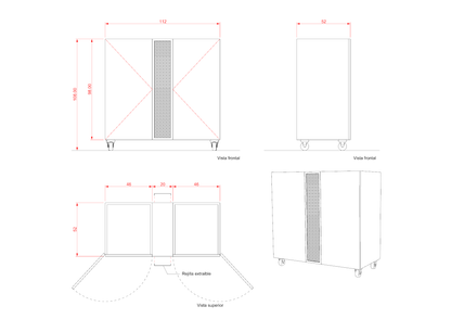 Mueble de almacenamiento 20 Gafas VR