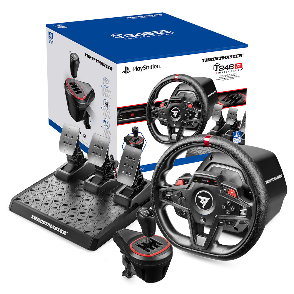 Thrustmaster T248R Shifter Pack Steering Wheel PS5 PS4 PC – XRShop