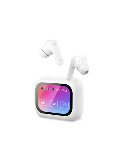 Ksix Vision - Auriculares inalámbricos con pantalla TFT 2.01 ANC