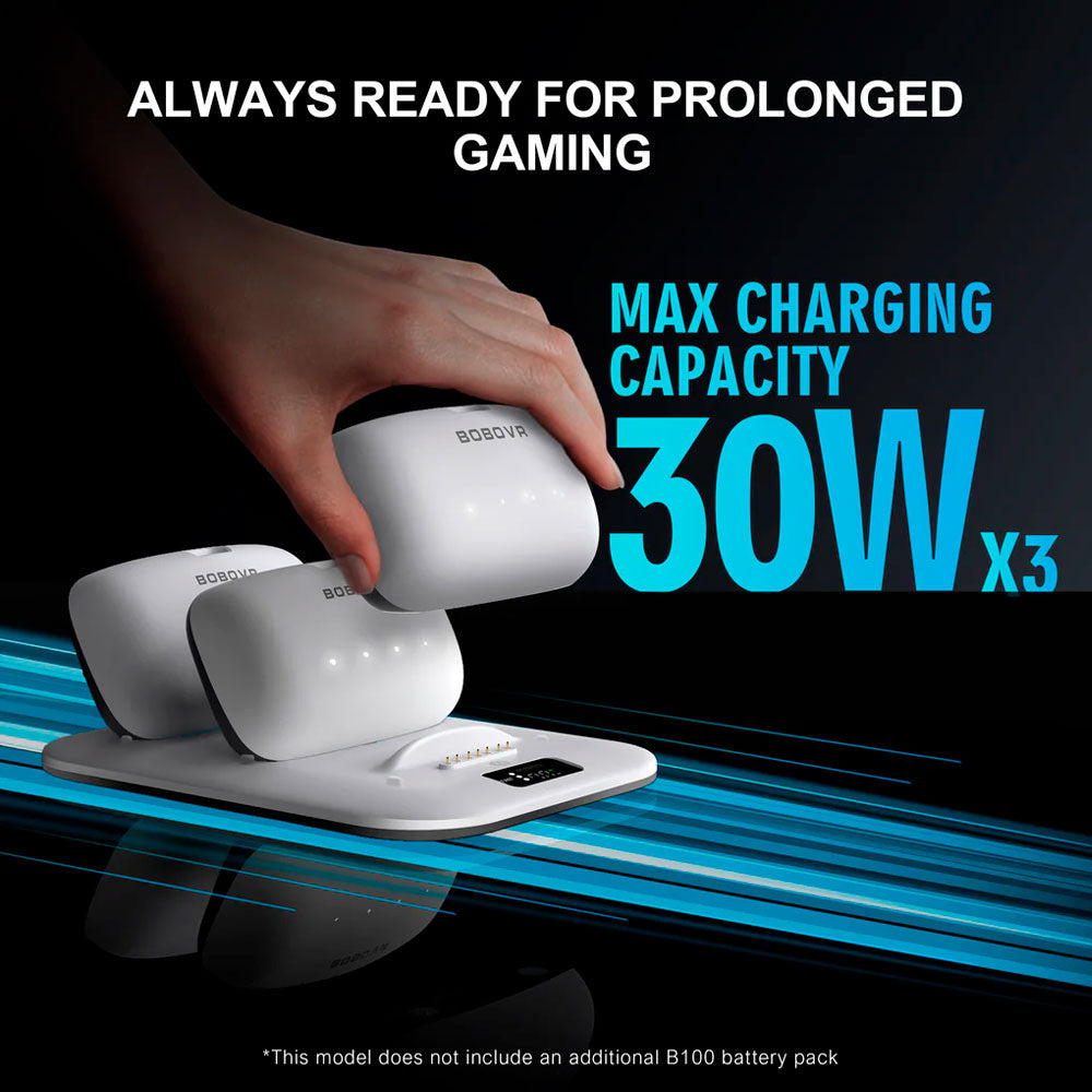 Stations de charge ultra-rapides pour batteries B100 - BOBOVR BD3