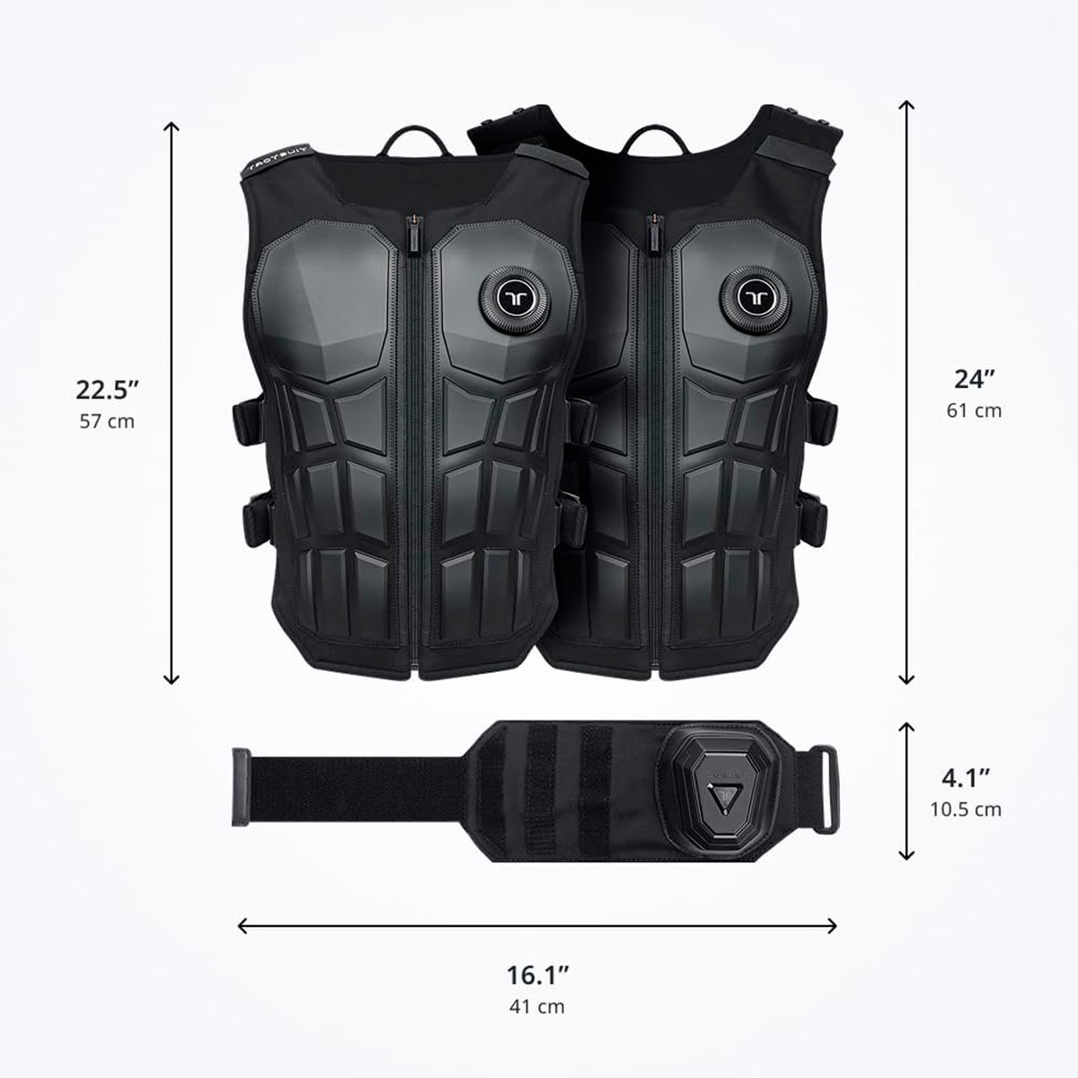 bHaptics TactSuit Pro +  TactSleeve - Chaleco y Mangas Háptico Inalámbricas para brazos