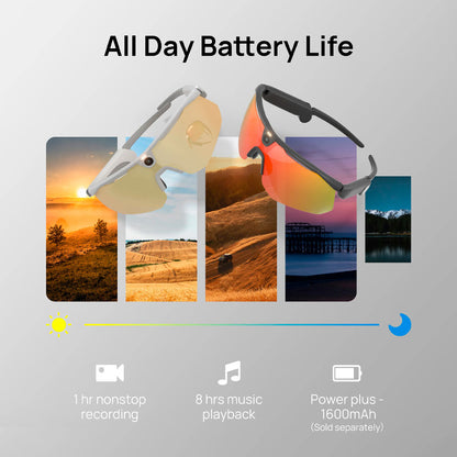 BleeqUp Ranger – Gafas Deportivas con Cámara AI - Lentes Zeiss