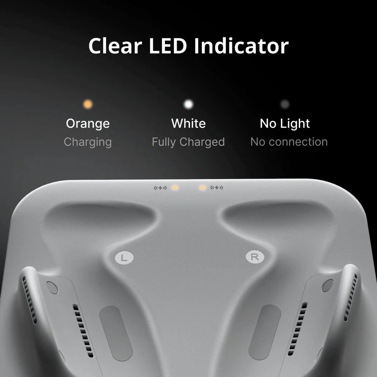 BOBOVR CD3 Base de Carga y agarres para mandos Meta Quest 3 / 3s