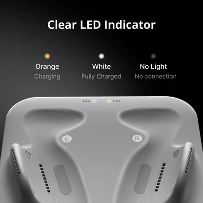 BOBOVR CD3 Base de Carga y agarres para mandos Meta Quest 3 / 3s