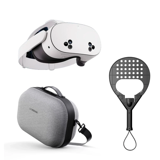 Meta Quest 3s + Pala PADELVR + Funda BOBOVR C3