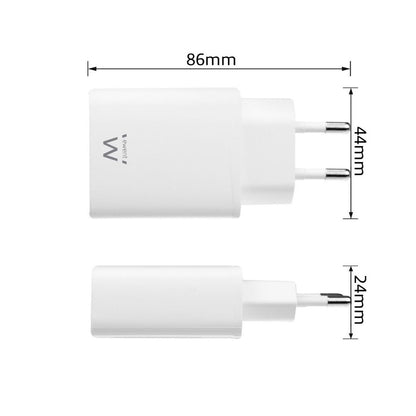 Ewent Cargador de Pared USB‑C 20 W – Carga Rápida