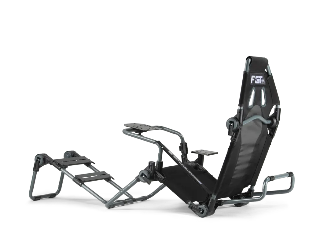 Next Level Racing® F-GT Lite Formula and GT Foldable Cockpit - Carbon Gray Edition