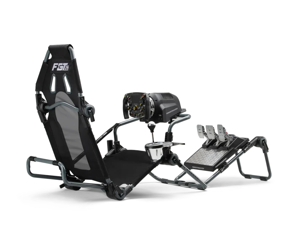 Next Level Racing® F-GT Lite Formula and GT Foldable Cockpit - Carbon Gray Edition