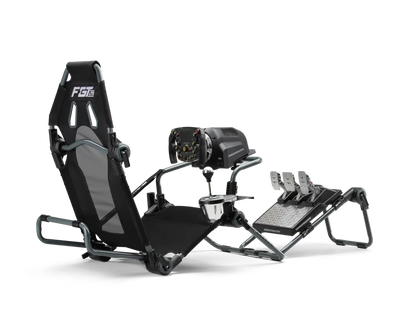 Next Level Racing® F-GT Lite Formula and GT Foldable Cockpit - Carbon Gray Edition