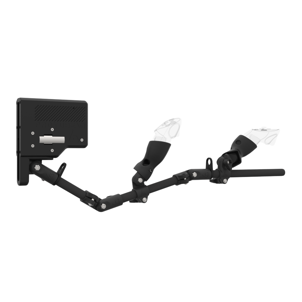ForceTube Haptic VR Gunstock para Meta Quest 3, Quest 3S y Quest Pro