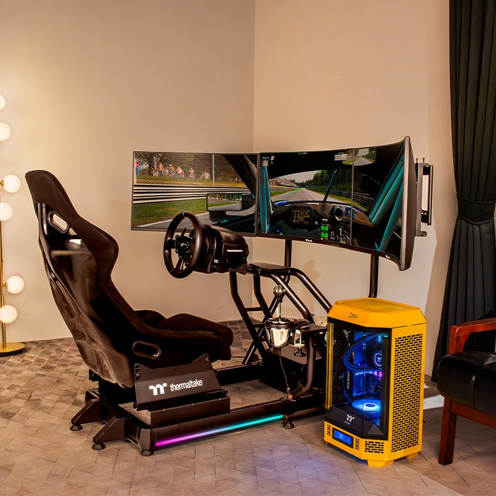 Thermaltake GR500 Racing Simulator Cockpit – Cockpit Profesional de Sim Racing