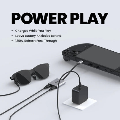 XREAL Hub: Adattatore USB-C per ricaricare e utilizzare gli occhiali XREAL