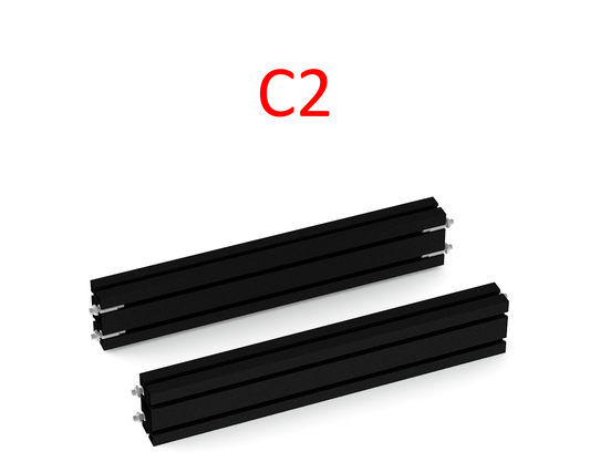 Frame reinforcement covers kit C3/C2 - NWS
