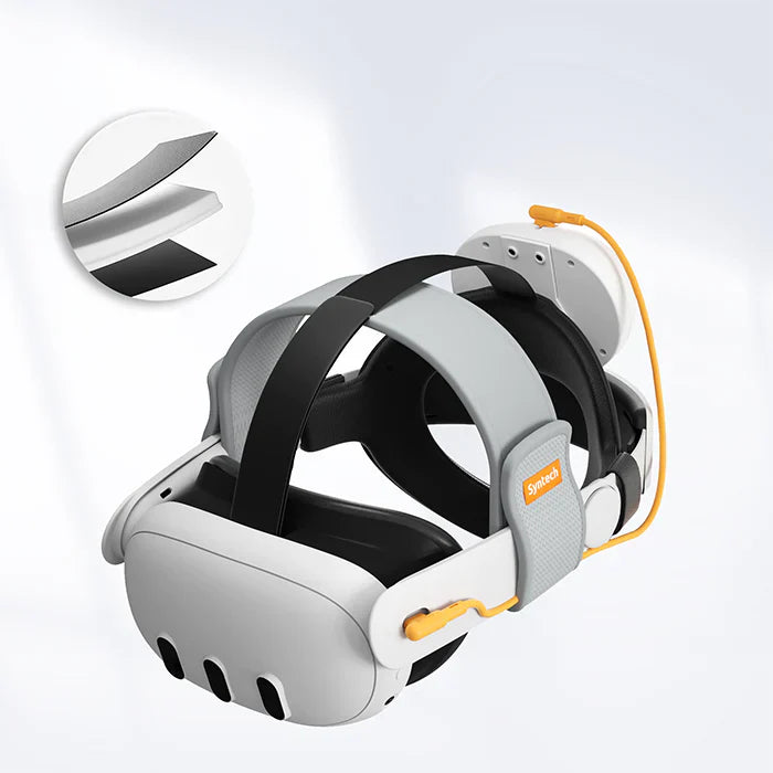 Headstrap with 10,000mAh Battery for Meta Quest 3 SyntechVR