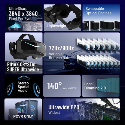 Pimax Crystal Super Ultrawide 50PP + Pilotes FULL PAYMENT