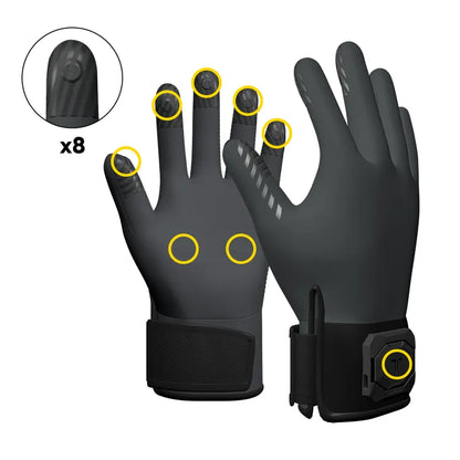 bHaptics TactGlove DK3 Guantes Hápticos VR para Realidad Virtual